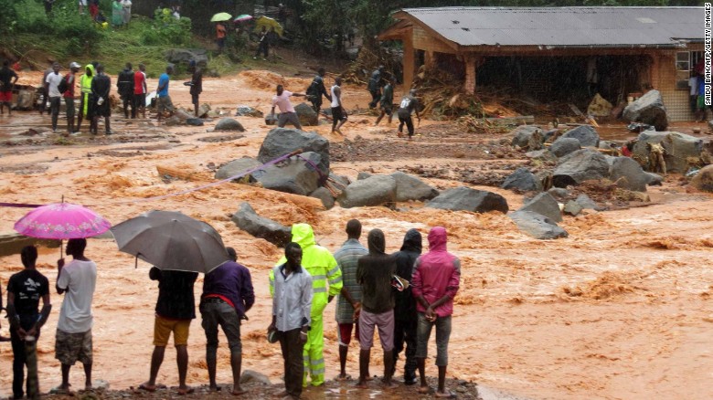 Sierra-Leone mudslide