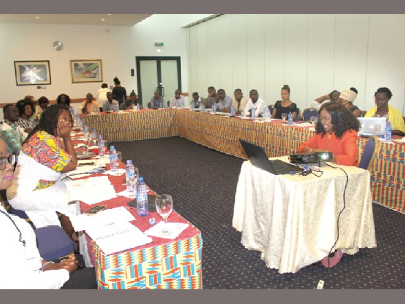 Abantu and CSOs in a small round table discussion