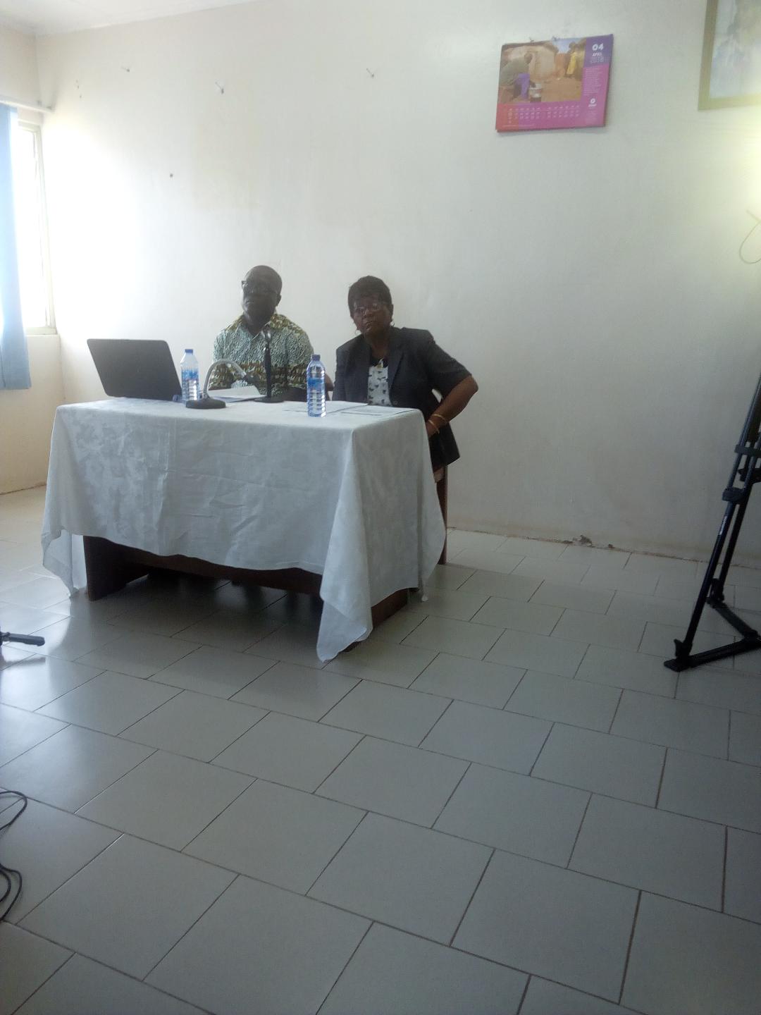 Mr Adolf Awuku Bekoe and Hamid Harisson