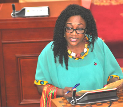 Minister for Gender,Otiko Djaba