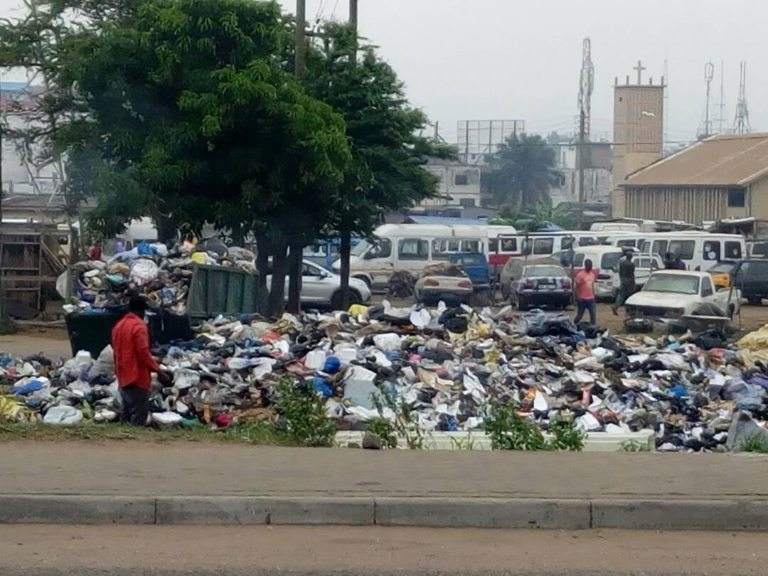 This picture was taken along the railway line at Avenor in Accra