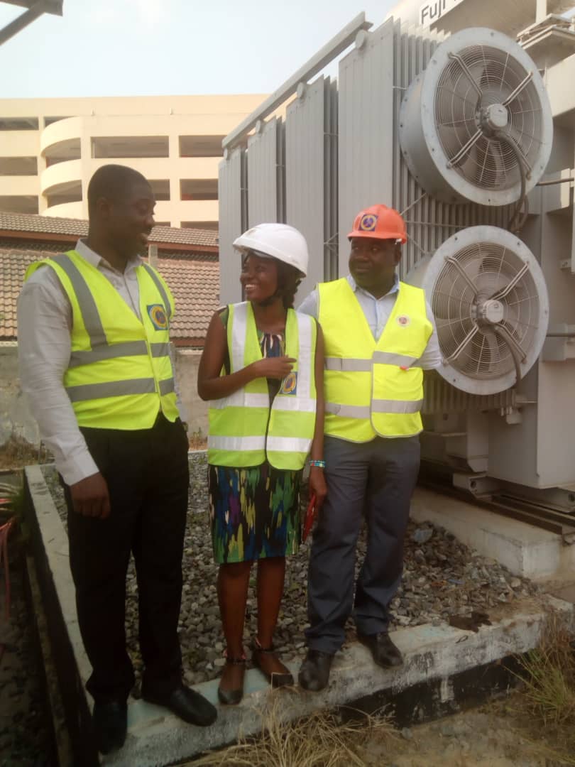 Lawrencia Azumah Abugre(M) advocating for safety at work places