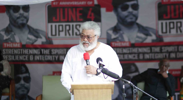 Former President Jerry John Rawlings